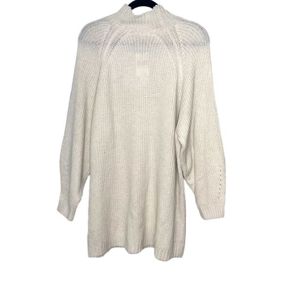 STEVE Madden Jack By BB Dakota Taupe Mock Neck Sweater Dress - Picture 6 of 11